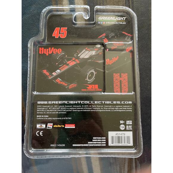 Hyvee Hot wheels diecast race car - Picture 3 of 3